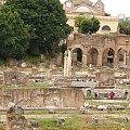 Zabytki starożytnego Rzymu. Forum Romanum.