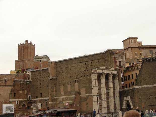 Zabytki starożytnego Rzymu. Forum Romanum.