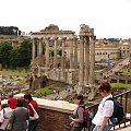 Zabytki starożytnego Rzymu. Forum Romanum.