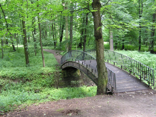 Do Pałac Potockich w Krzeszowicach przylega park krajobrazowy.