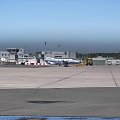 Pilatus PC 12 w tle nowy terminal #lotnisko