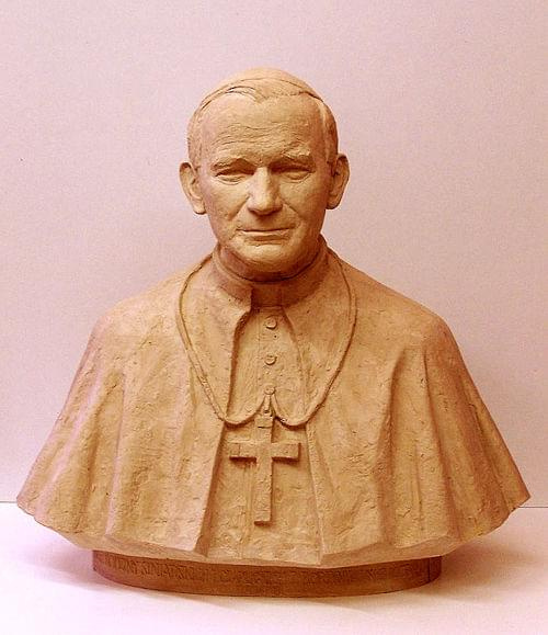 rzeźba JP II