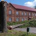 Widok po nawałnicy, która przeszła nad Brzozową w piątek 11.05.2007 #Sobieszyn #Brzozowa