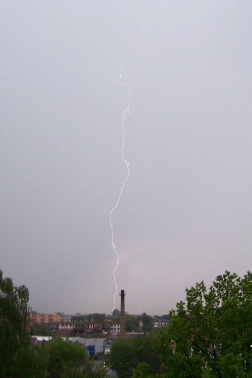 piorun - z 170 zdjęć podczas burzy. #błyskawica #burza #piorun