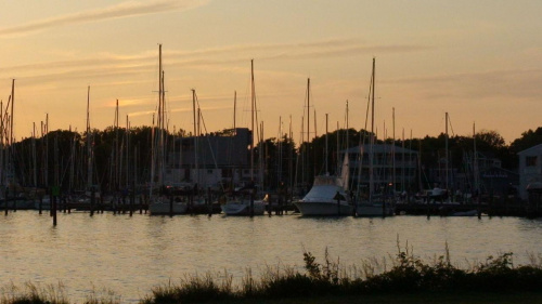 Zatoka Chesapeake, Annapolis o zachodzie słońca