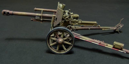 German howitzer LeFH 18/40 1/35 scale Aries Gulumik