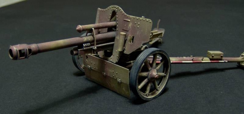 German howitzer LeFH 18/40 1/35 scale Aries Gulumik