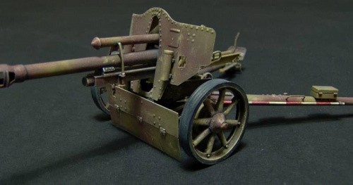 German howitzer LeFH 18/40 1/35 scale Aries Gulumik