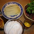 omlet ze szparagami