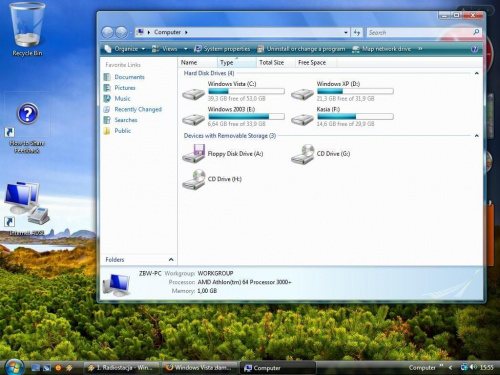 Windows Server Codename Longhorn Beta 3 - My Computer window