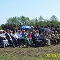 Uczestnicy mszy polowej w Rogożewku