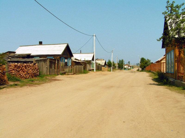 Chużir - największa osada na Olchonie