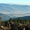 Nowy widok na Beskid Żywiecki i Tatry - wcześniej wszystko zasłaniał las