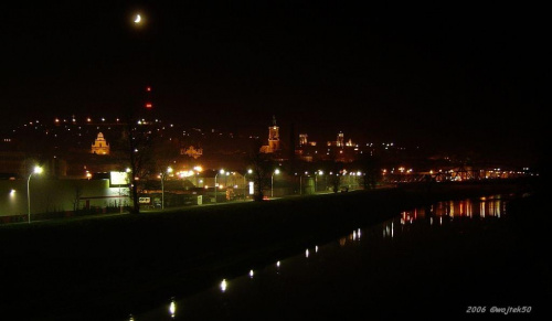 aż przyszla noc bezchmurna, księżycowa...:o)) #Przemyśl #rzeka #San #wojtek50
