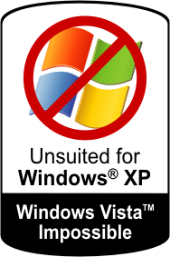 Vista Impossible #MicrosoftWindowsVistaXp