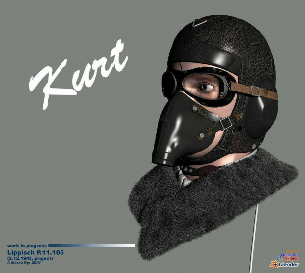 Kurt - pilot niemiecki z II wojny światowej.