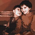 1959rok. Ja i moj kochany braciszek Zenek. To sa pierwsze zdjecia naszej Alusi:) #RodzinnyAlbum