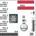 Front panel connector dla soltek sl-75kav