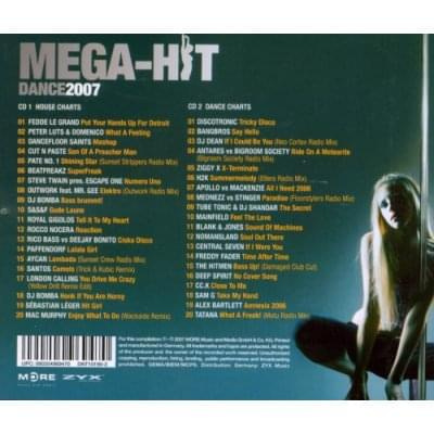 Mega Hit Dance - 2CD - 2007 - MST