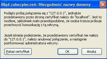 błąd