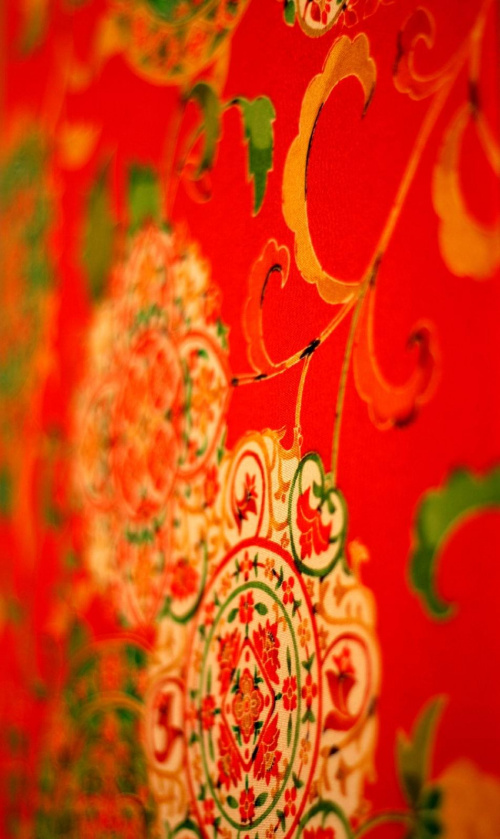 Zdjęcia z wystawy kimon i szablonów do ich tworzenia w Muzeum Etnograficznym we Wrocławiu
