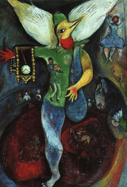 Marc Chagall,Kuglarz #Malarstwo