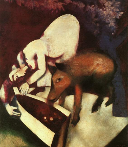 Marc Chagall,Koryto #Malarstwo