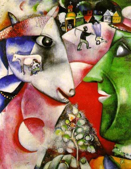 Marc Chagall,Ja i wies #Malarstwo