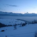 Zakopane, Gliczarów Górny, zima.