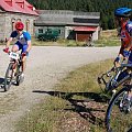 Maraton MTB-TUR 2006 Szklarska Poręba-odcinek trasy przy schronisku Orle w Izerach.