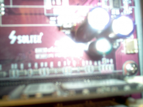Płyta główna soltek SL 750 DRV5 #komputery #PłytaGłówna #kondensatory #mainboard #KomputerOdŚrodka #L750DRV55