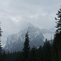 Widok na Tatry z trasy na Morskie Oko