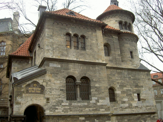 Jedna z synagog w dzielnicy Josefov #Praga