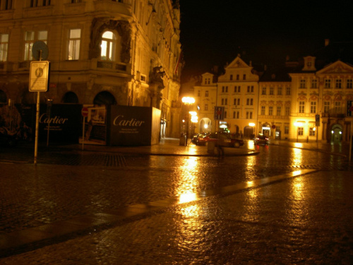 Rynek Staromiejski nocą #Praga