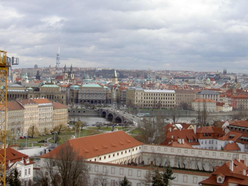 Widok z Hradczan #Praga