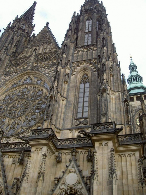Katedra św. Wita od strony frontowej #Praga