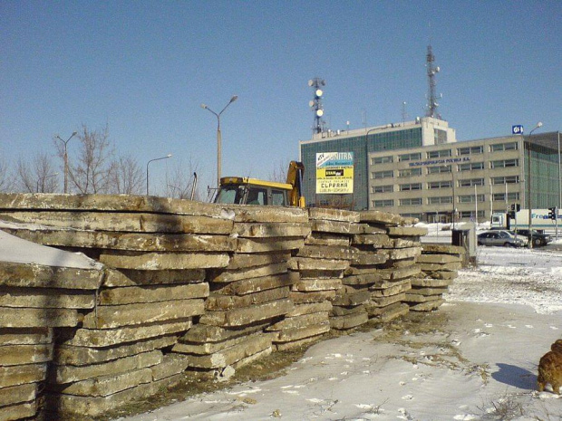 przygotowania do budowy nowego Urzedu Skarbowego w Lublinie na Czechowie (23,02,2007)