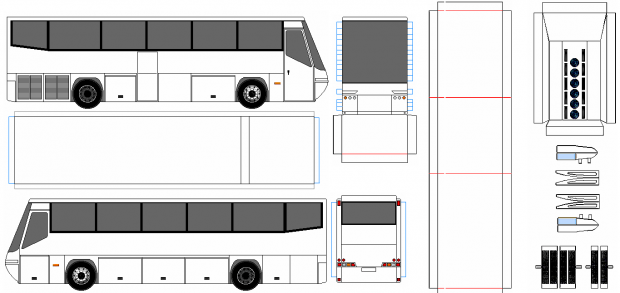 #KomunikacjaMiejska #rysunek #model #autobus #paperbus #Bova