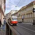 Uliczki Pragi w zachowanej średniowiecznej części #Praga