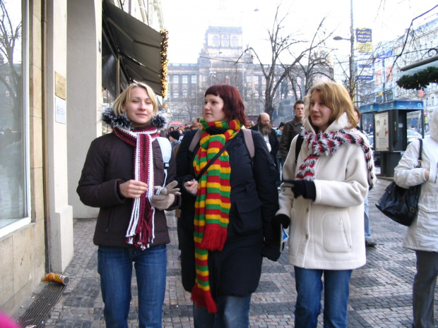 Václavské náměstí i Gosia, Emilka i Kasia :) #Praga #Czechy