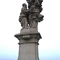 Figury na Moście Karola. #Praga #Czechy