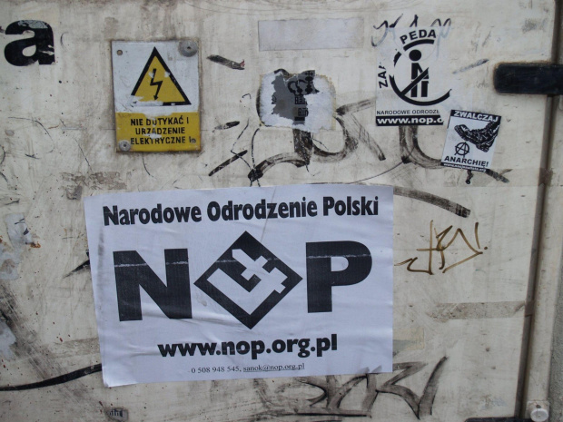 15.07.2006 - akcja plakatowa NOP Sanok