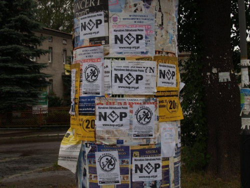 15.07.2006 - akcja plakatowa NOP Sanok