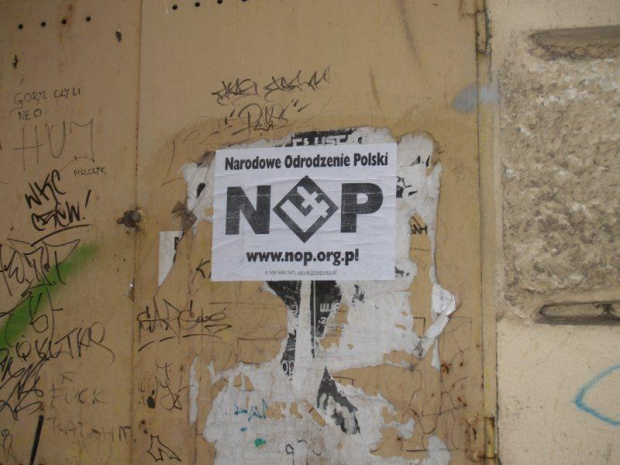 15.07.2006 - akcja plakatowa NOP Sanok