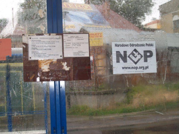 15.07.2006 - akcja plakatowa NOP Sanok