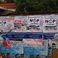 15.07.2006 - akcja plakatowa NOP Sanok