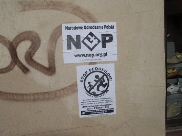 15.07.2006 - akcja plakatowa NOP Sanok